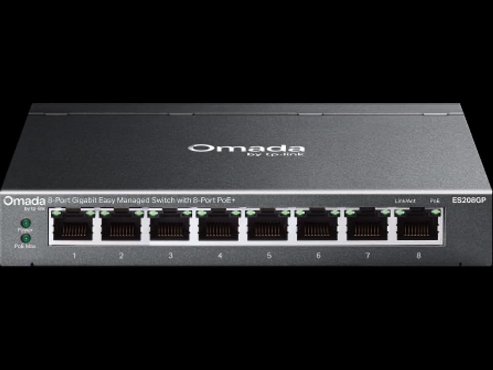 TP-Link ES208GP ES208GP Omada 8 埠 Gigabit 簡易管理型交換器 (含 8 埠 PoE+)