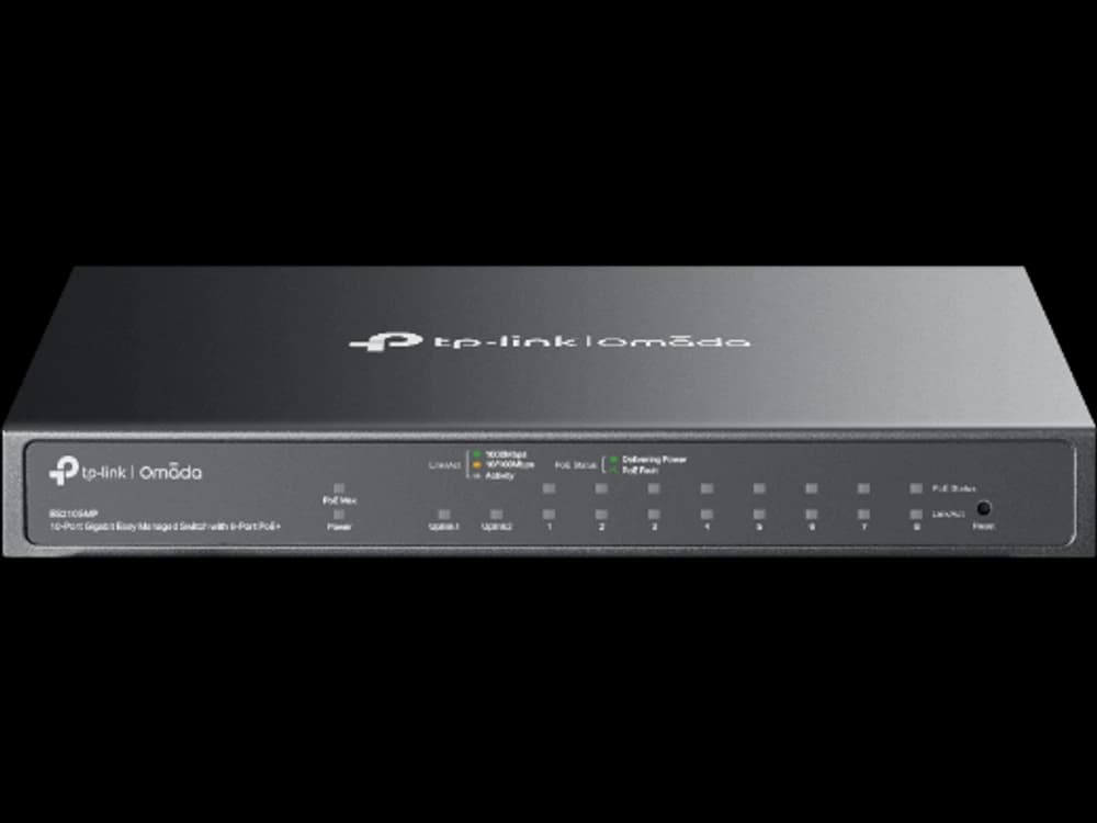 TP-Link ES210GMP ES210GMP Omada 10 埠 Gigabit 簡易管理型交換器 (含 8 埠 PoE+)