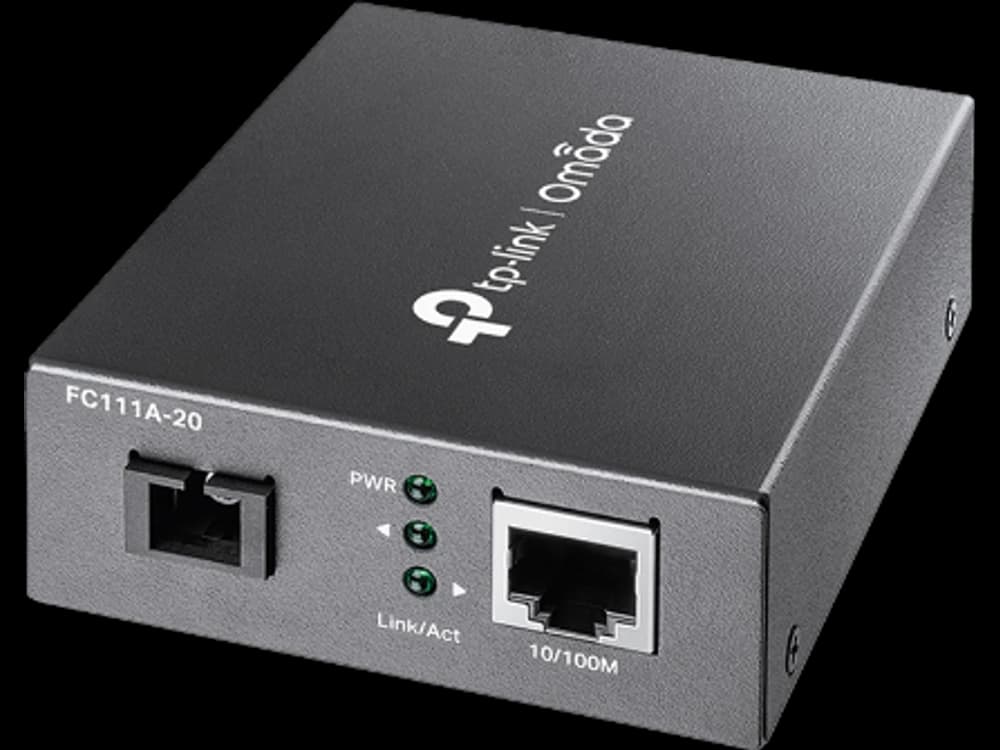 TP-Link FC111A-20 FC111A-20 Omada 10/100 Mbps WDM 乙太網路轉光纖轉換器(單模單芯)
