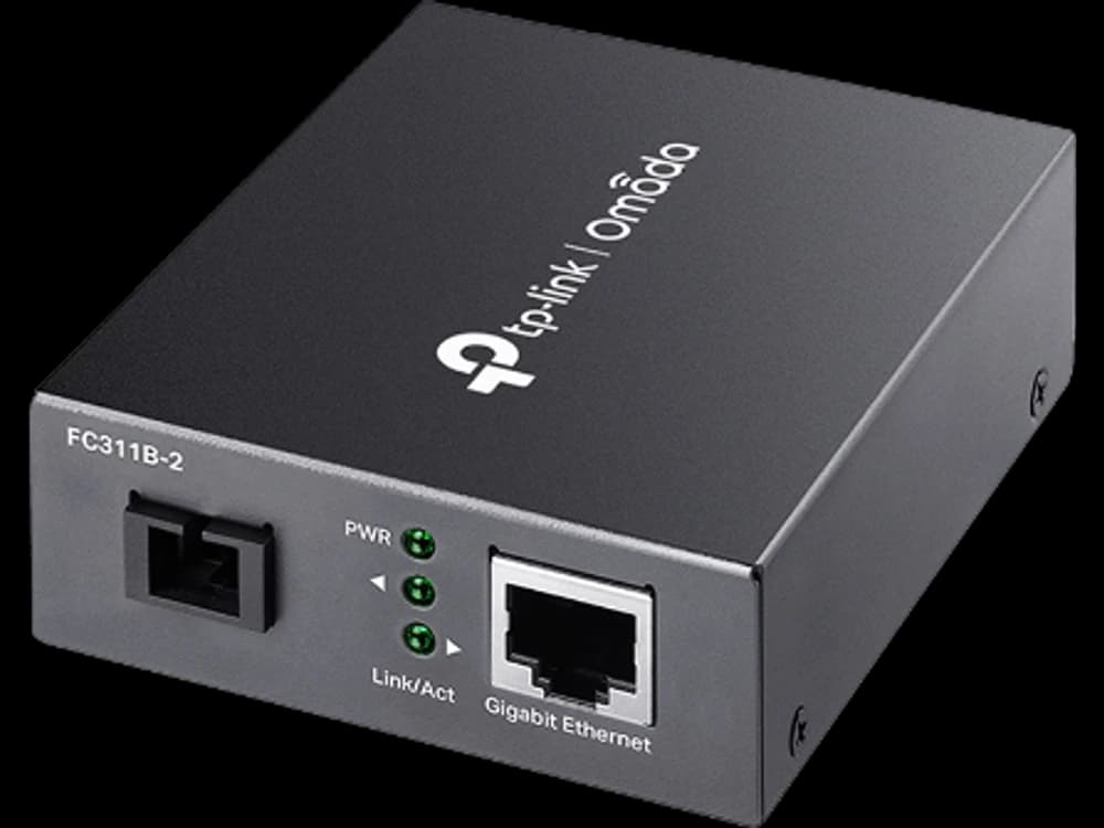 TP-Link FC311B-2 FC311B-2 Omada Gigabit WDM 乙太網路轉光纖轉換器(單模單芯)