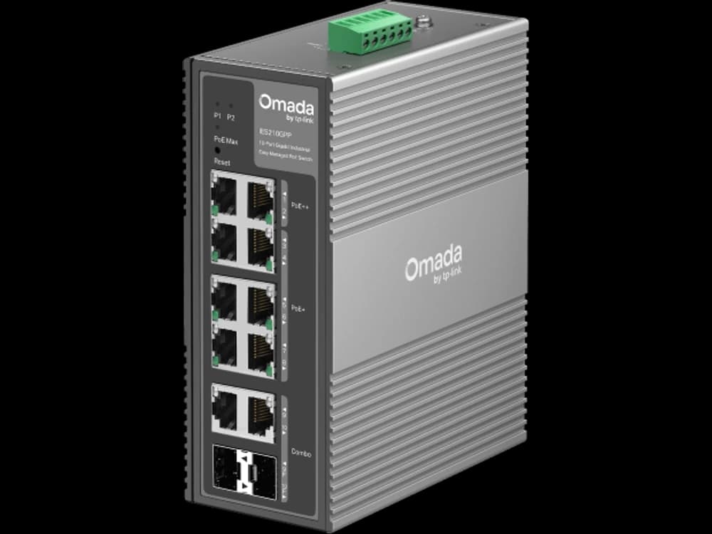 TP-Link IES210GPP IES210GPP Omada 10 埠 Gigabit 工業級簡易管理型交換器(含 6 埠 PoE+ 和 2 埠 PoE++)