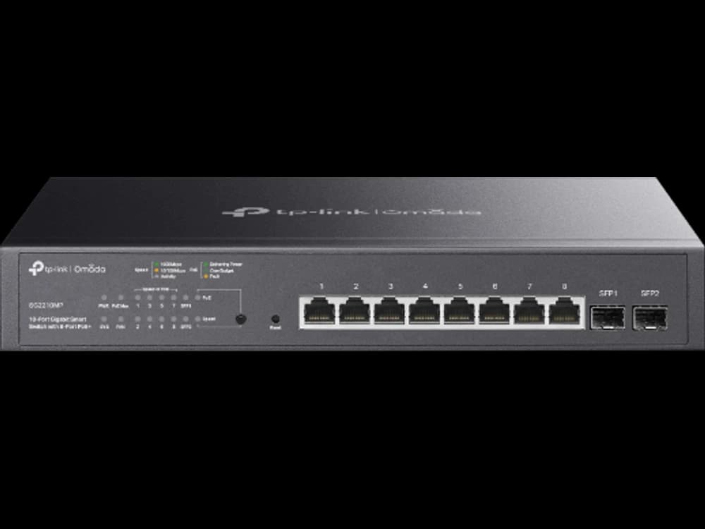 TP-Link SG2210MP SG2210MP Omada 10 埠 Gigabit 智慧型交換器 (含 8 埠 PoE+)