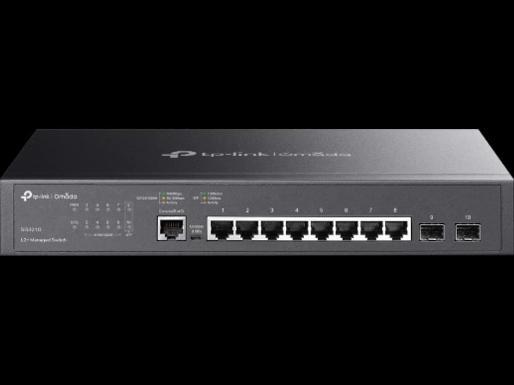 TP-Link SG3210 SG3210 Omada 8 埠 Gigabit L2+ 管理型交換器 (含 2 埠 SFP)