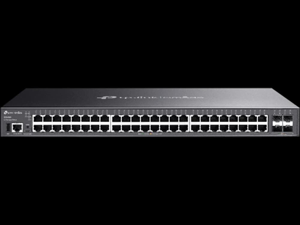 TP-Link SG5452X SG5452X Omada 48 埠 Gigabit 可堆疊 Lite L3 管理型交換器 (含 4 個 10G 插槽)