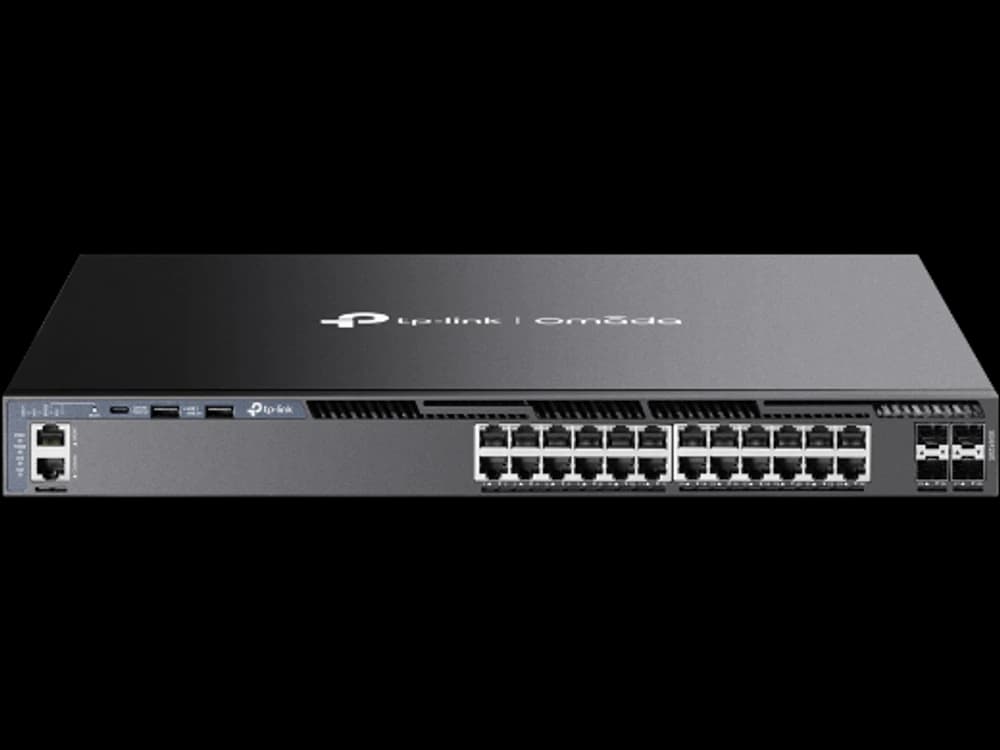 TP-Link SG6428X SG6428X Omada 24 埠 Gigabit 可堆疊 L3 管理型交換器 (含 4 個 10G 插槽)