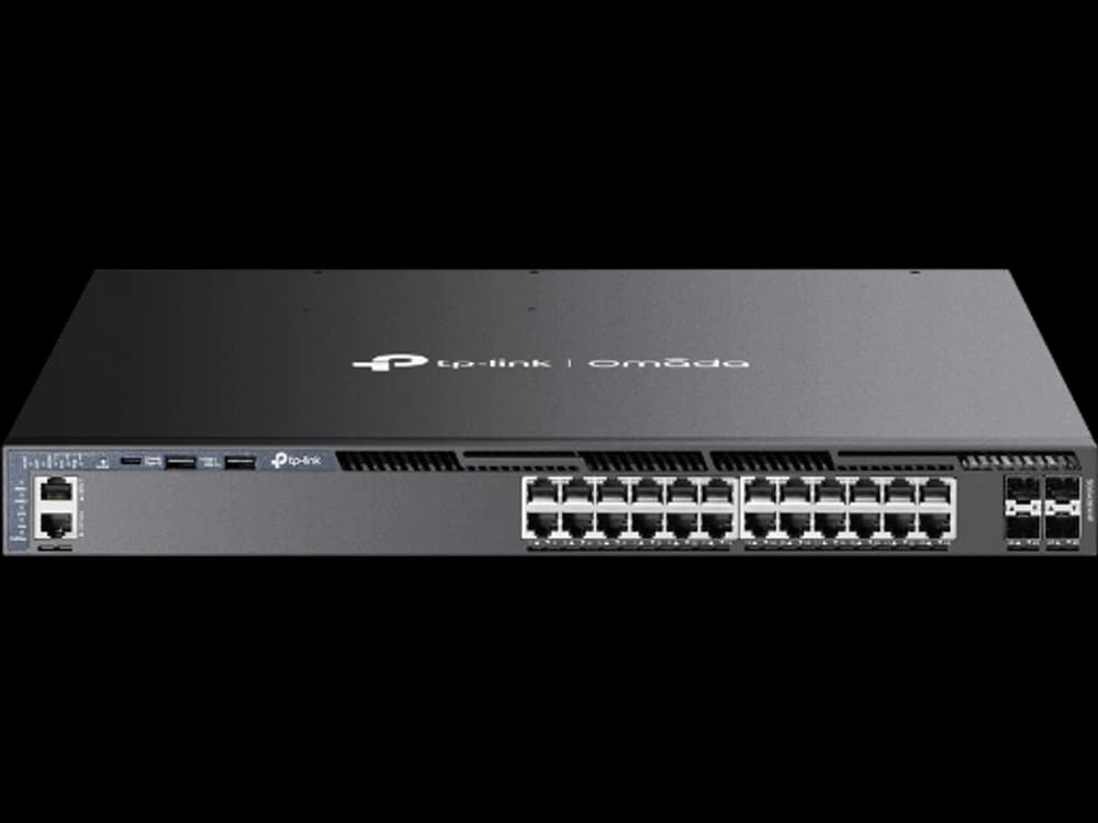 TP-Link SG6428XHP SG6428XHP Omada 24 埠 Gigabit 可堆疊 L3 管理型 PoE+ 交換器 (含 4 個 10G 插槽)
