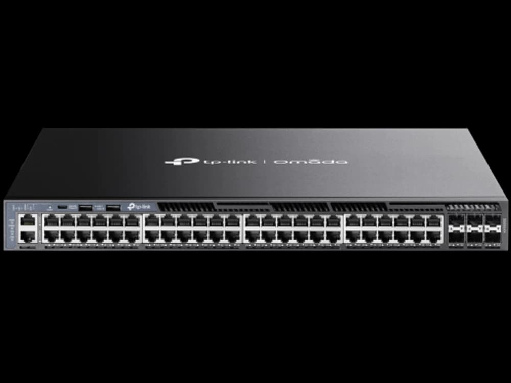 TP-Link SG6654X SG6654X Omada 48 埠 Gigabit 可堆疊 L3 管理型交換器 (含 6 個 10G 插槽)