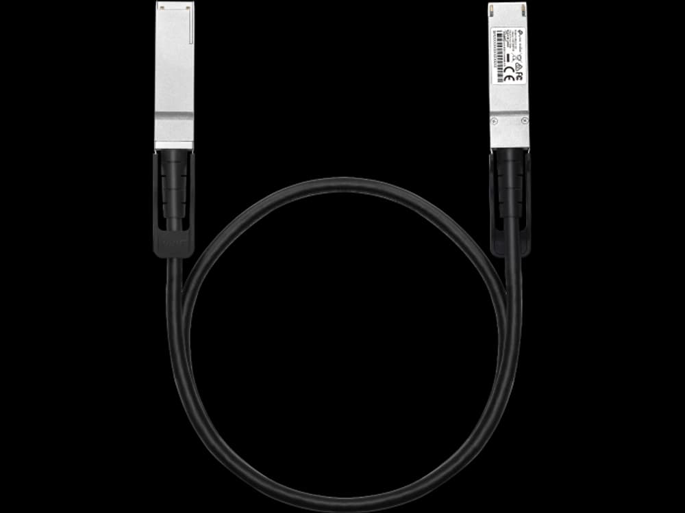 TP-Link SM9220-1M SM9220-1M Omada 1 公尺 100G QSFP28 直連電纜(DAC)