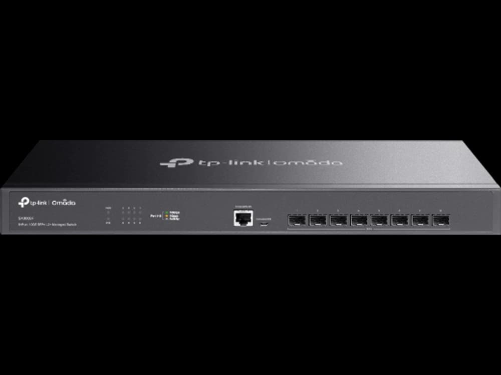 TP-Link SX3008F SX3008F Omada 8 埠 10GE SFP+ L2+ 管理型交換器