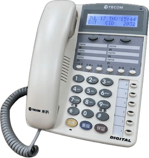 SD-7706E+ 6 鍵顯示型數位話機
