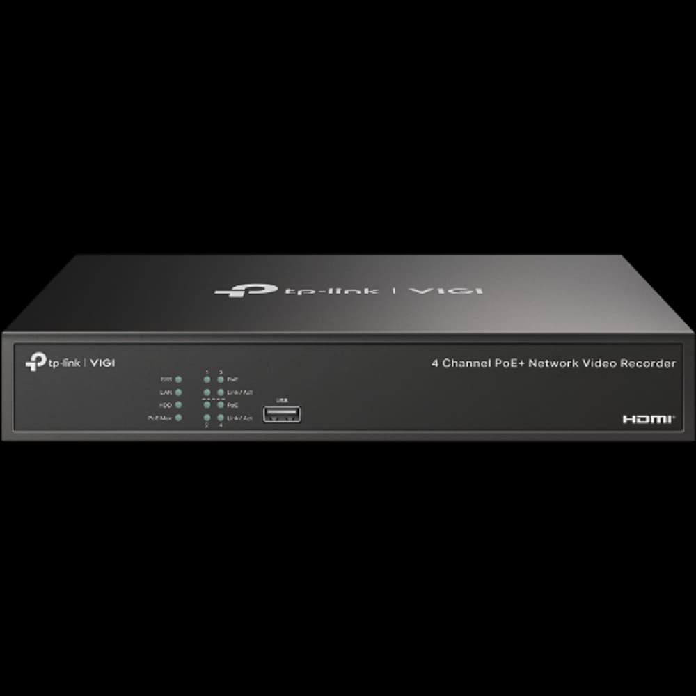 VIGI VIGI NVR1004H-4P VIGI NVR1004H-4P 4 路 PoE+ NVR 錄影主機