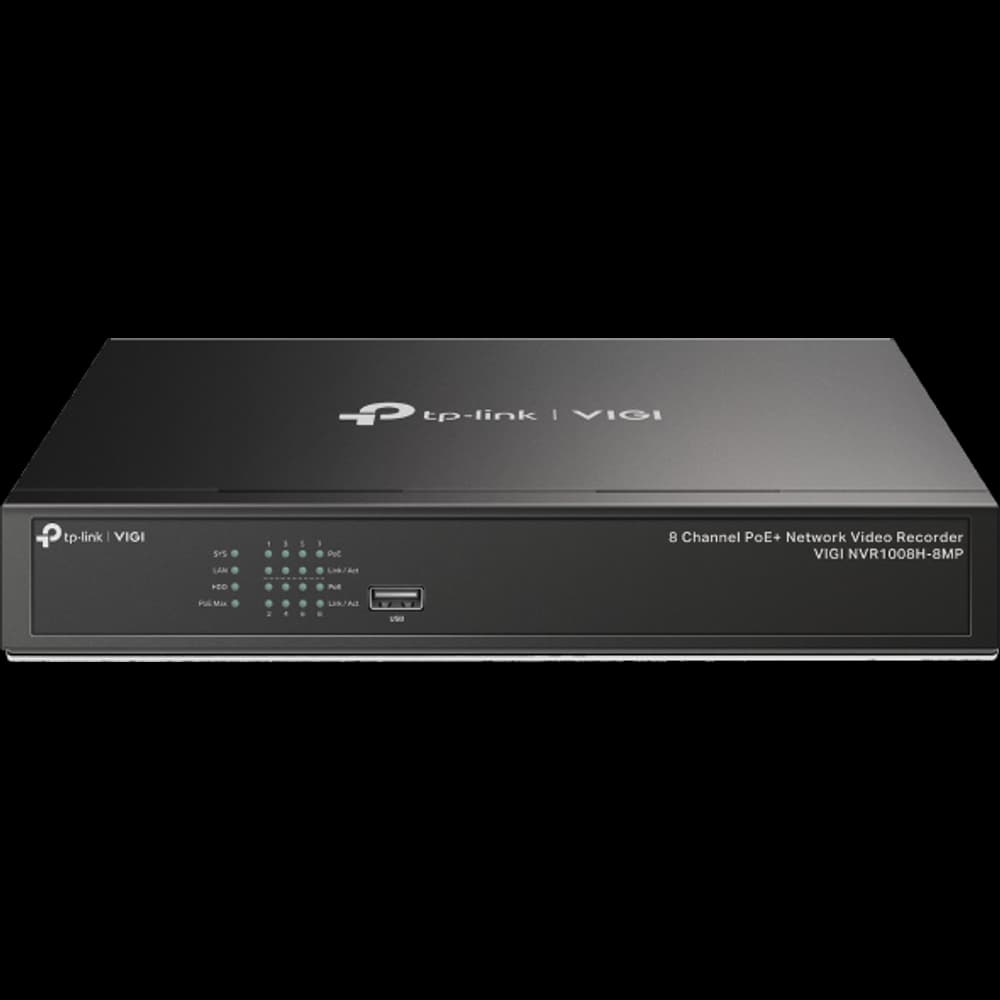 VIGI VIGI NVR1008H-8MP VIGI NVR1008H-8MP 8 路 PoE+ NVR 錄影主機